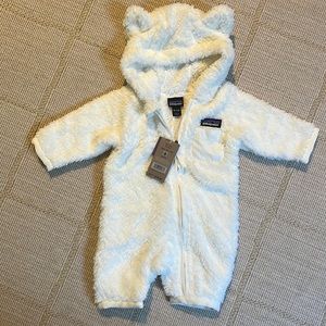 Newborn fleece onsie